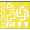 Eduard EXI54 Paint Mask for 1/48 F9F Revell/Monogram Kit