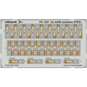 Eduard FE1287 1/48 Go 242B Seatbelts STEEL Detail Set