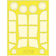 Eduard JX258 1/32 Bf 108 for EDUARD kit Mask set