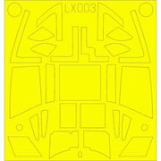 Eduard LX003 1/24 Mosquito FB Mk.V mask Set