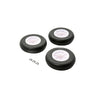 E-Flite EFL1310 Wheel Set (3) Carbon-Z T-28