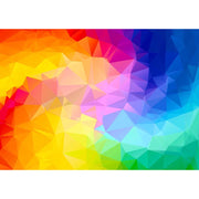 Enjoy 1239 Rainbow Gradient Poligonal Swirl 1000pc Jigsaw Puzzle