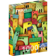 Enjoy 1629 Joyful Houses 1000pc Jigsaw Puzzle