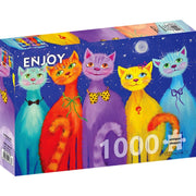 Enjoy 1738 Smiling Cats 1000pc Jigsaw Puzzle