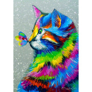 Enjoy 1781 Bright Cat and Butterfly 1000pc Jigsaw Puzzle