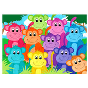 Enjoy 2060 Rainbow Monkeys 1000pc Jigsaw Puzzle