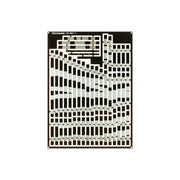 DCC Concepts ESP-3WAY1.6 Pre-Etched Sleepers 1.6mm (4mm scale) - Three Way Points