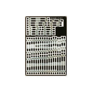 DCC Concepts ESP-DIAMD1.0 Pre-Etched Sleepers 1.0mm (4mm scale) - Diamond Crossing