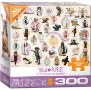 Eurographics Yoga Puppies Puzzle 300pc XXL