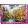 Eurographics 60695 Dominic Davison Autumn Church Jigsaw Puzzle 1000pc