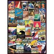 Eurographics 60754 Vintage Ads Travel USA 1000pc Jigsaw Puzzle