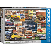 Eurographics 60758 Vintage Ads Jeep 1000pc Jigsaw Puzzle