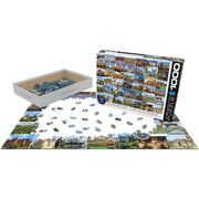 Eurographics 60762 Castle and Palaces Globetrotte 1000pc Jigsaw Puzzle