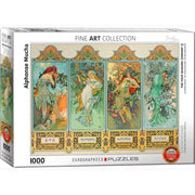 Eurographics 60824 Mucha The Four Seasons 1000pc Jigsaw Puzzle