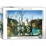 Eurographics Dali Swans Reflection Elephants Puzzle 1000pc