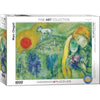 Eurographics Chagall Lovers of Vence Puzzle 1000pc