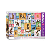 Eurographics 60953 Yoga Cats 1000pc Jigsaw Puzzle