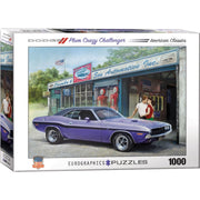 Eurographics 60985 Dodge Plum Crazy Challenger Jigsaw Puzzle 1000pc