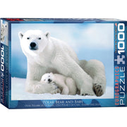 Eurographics 61198 Polar Bear and Baby Jigsaw Puzzle 1000pc