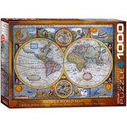 Eurographics 62006 Antique World Map 1000pc Jigsaw Puzzle