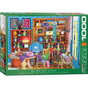 Eurographics 65405 All You Knit Is Love Jigsaw Puzzle 1000pc