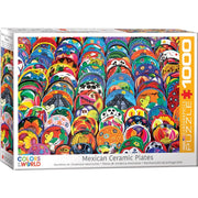 Eurographics 65421 Mexican Ceramic Plates Jigsaw Puzzle 1000pc