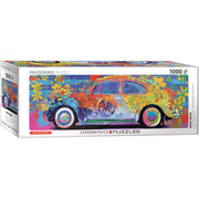 Eurographics VW Beetle Splash Panorama Puzzle 1000pc