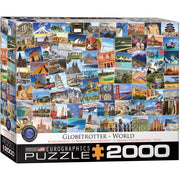 Eurographics 65480 Globetrotter - World Jigsaw Puzzle 2000pc