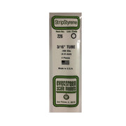 Evergreen 00226 Styrene Tube 0.187 x 14in / 4.8mm x 36cm - 4 - Metro Hobbies