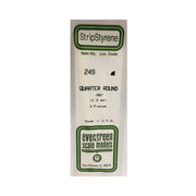 Evergreen 00249 Styrene Quarter Round 0.080 x 14in / 2mm x 36cm - 3