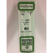 Evergreen T Profile 0.056 x 0.056 x 14in 0.019 Thick (4)