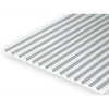 Evergreen 04125 Styrene V-Groove Spacing 0.125 x 6 x 12in / 3.2mm x 15cm x 30cm - 1