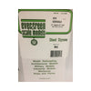 Evergreen 04518 Styrene Sidewalk 0.500 x 6 x 12in / 12.7mm x 15cm x 30cm 1pc