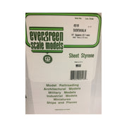 Evergreen 04518 Styrene Sidewalk 0.500 x 6 x 12in / 12.7mm x 15cm x 30cm 1pc