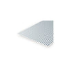 Evergreen 4527 White Styrene Metal Siding Sheet 0.060 x 6 x 12in / 1.5mm x 15cm x 30cm - 1