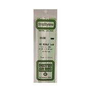 Evergreen 08108 Styrene Strip .011in x .090in/ 0.3mmx2.3mm (x10)