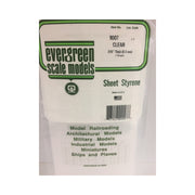 Evergreen 09007 Styrene Clear Sheets 0.015 x 6 x 12in / 0.38mm x 15cm x 30cm - 2 - Metro Hobbies