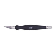 Excel 16026 K-26 Black Fit Grip Knife with Contoured Rubberized Grip