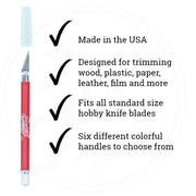 Excel 16018 K-18 Grip-On Knife Carded