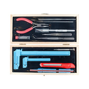 Excel 44287 Airplane Knife Set Wooden Box