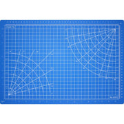Excel 60052 12in x 18in Self Healing Cutting Mat Blue