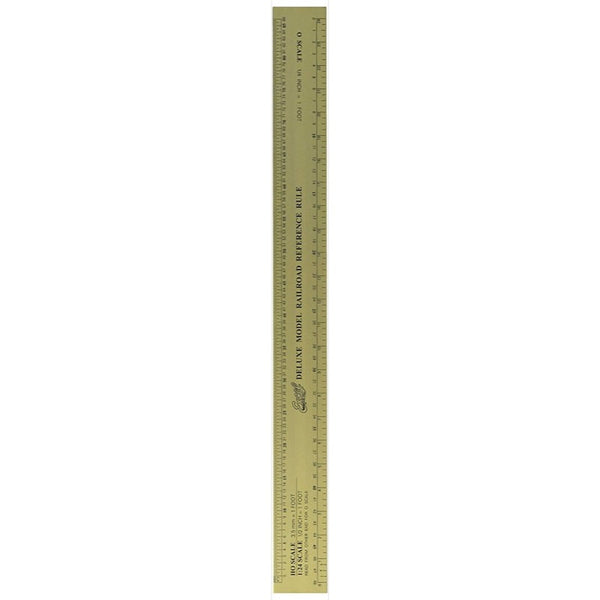 Model Railroad Reference Ruler Excel 55778 Model Railway Reference Ruler N HO O G – Metro Hobbies