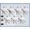 Furball Aero-Design 48011 1/48 F-4 Bravo MiG Killers Part One Redux Decal Set