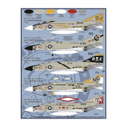 Furball Aero-Design 48045 1/48 Air Wing All-Stars Phantoms Part 3 for Academy Kits Decal Set