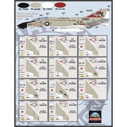 Furball Aero-Design 48076 1/48 US Navy Phantoms of the Vietnam War Part 1 Decal Set