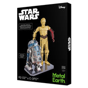 Metal Earth FCMM-GB-C3POR2D2 Gift Box C-3PO & R2D2