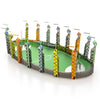 Metal Earth FCMM-HP-QP Harry Potter Quidditch Pitch