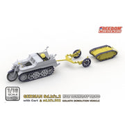 Freedom Models 16002 1/16 Sd.Kfz. 2 Kettenkraftrad with Cart and Sdkfz 302 Goliath
