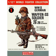 Fine Molds FT01 1/12 WWII German Waffen-SS Soldier and ZB26 Light Machine Gun
