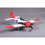 FMS FMS032P-RED T28 Trojan 800mm Red and White V2 PNP Reflex System Included